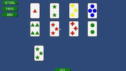 Wisconsin Card Game in Unity Game Engine