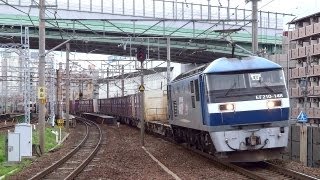 JR貨物 EF210-148 貨物列車 (遅れ5085レ 桃太郎) JR東海道本線 尾頭橋駅