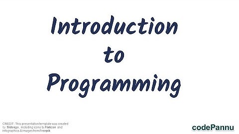 L1 - Wk 0 - V2 - What is programming language, program & syntax | python for students