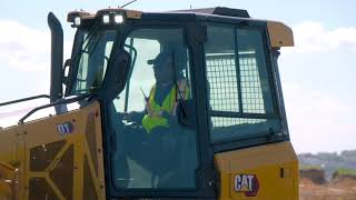 Cab Interior on the Next Generation Cat® D1, D2 and D3 Small Dozers