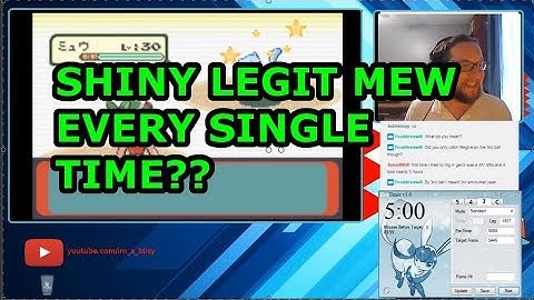 SHINY MEW POKEMON EMERALD GUARANTEED LEGIT EVERY TIME! How to RNG Abuse Mew Pokemon Emerald