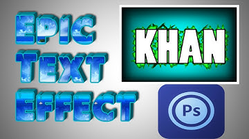 Epic Text Effect IN Andriod | PS Touch Tutorial