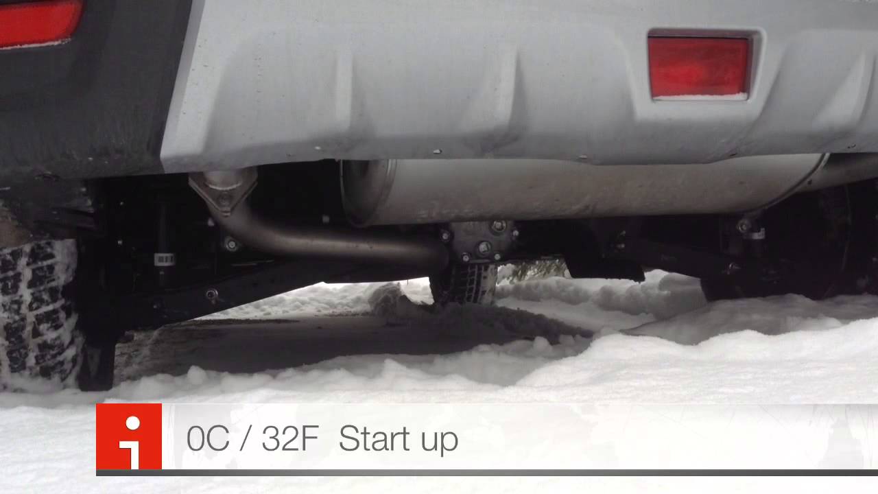 Subaru XV Diesel cold start YouTube