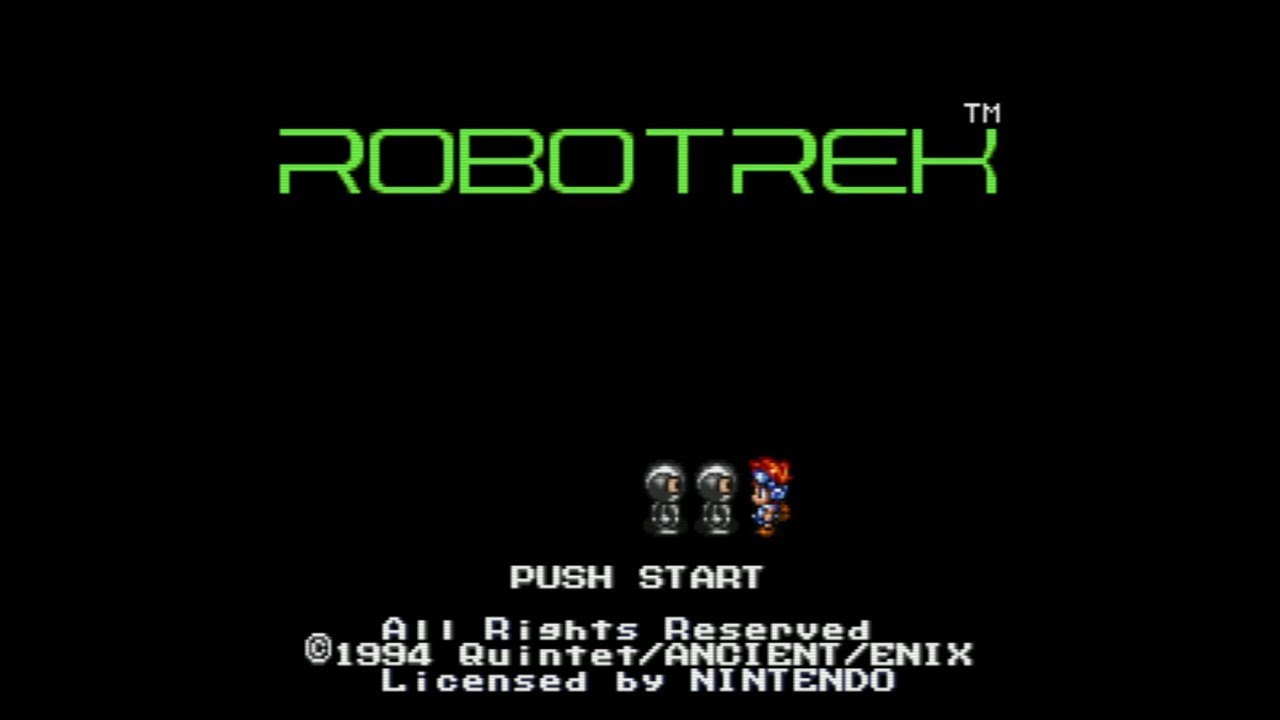 Robotrek - Super Nintendo Entertainment System - Intro & Title Screen ...