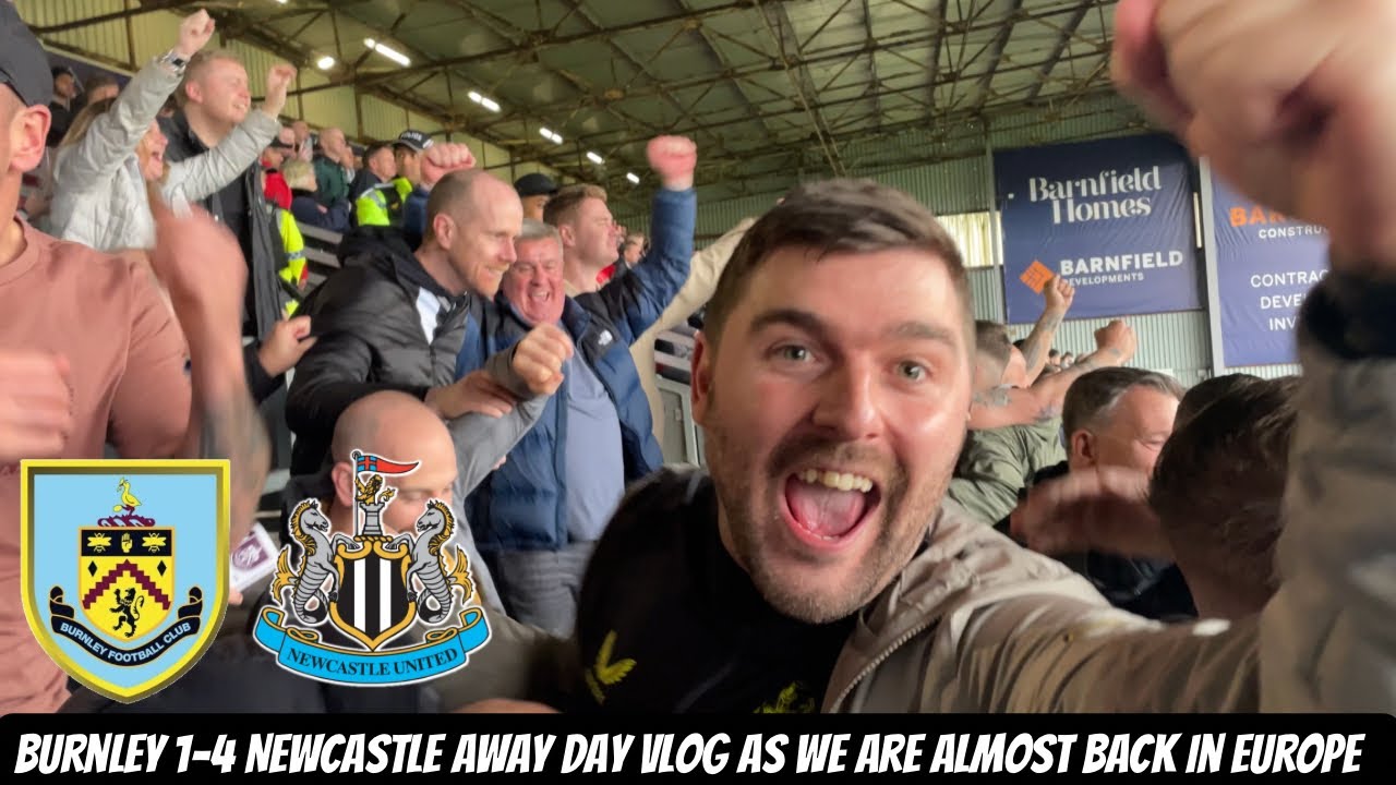Burnley 1-4 Newcastle away day vlog - fans HURT THEMSELVES IN THE WILD GOAL CELEBRATIONS !!!!