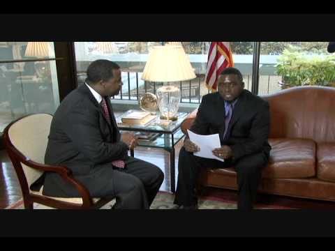 Stanley Everage Jr With NBTV Interviews Mayor Kasim Reed