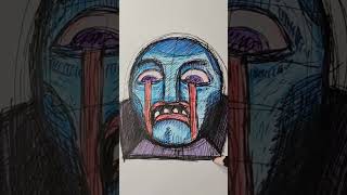 Draw Every Day 43 Blue drawing art sketch