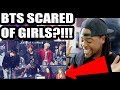 BTS Scared Moments! | Bangtan Boys scared of girls?