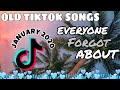 OLD TIKTOK SONGS MASHUP - EVERYONE FORGOT ABOUT (JANUARY 2020)