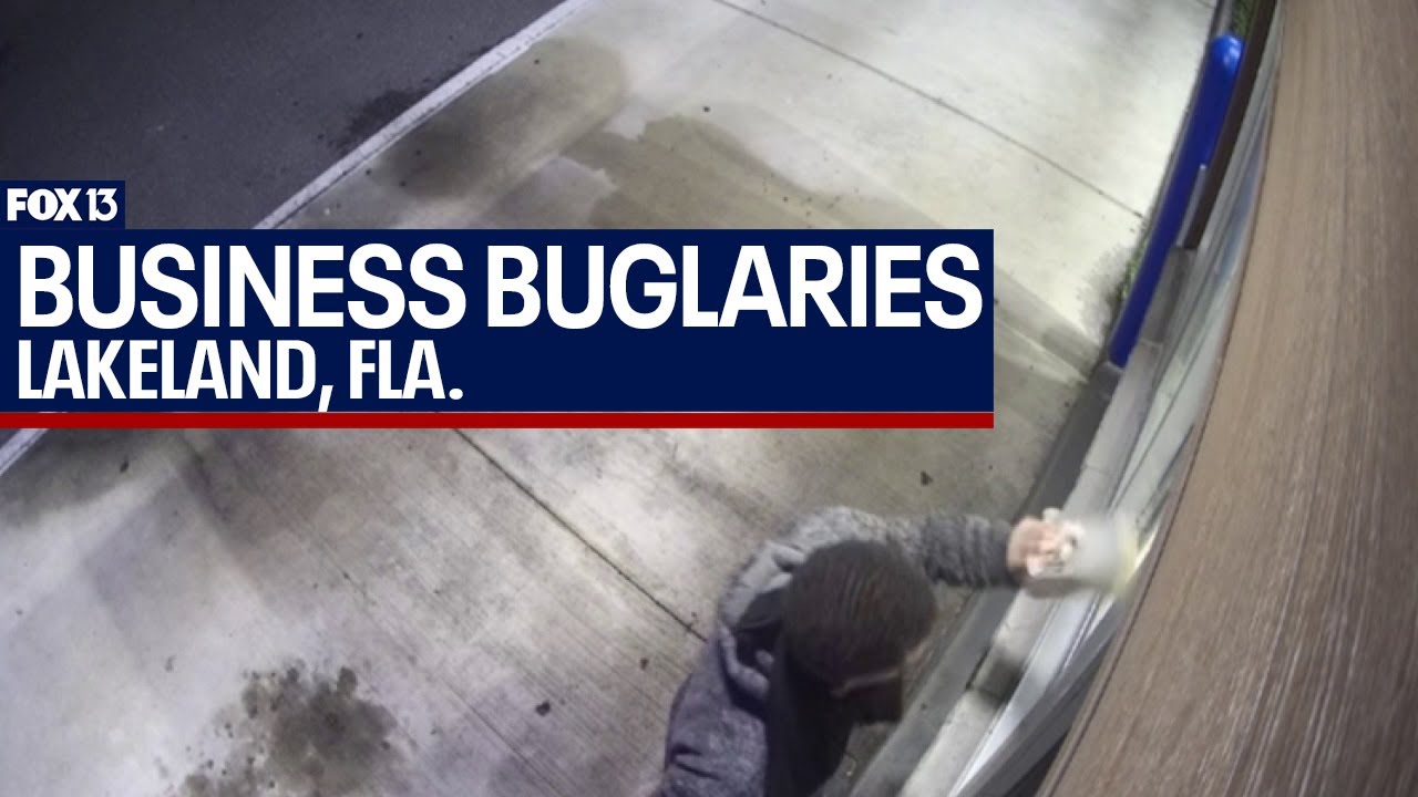 Man accused in string of business burglaries - YouTube