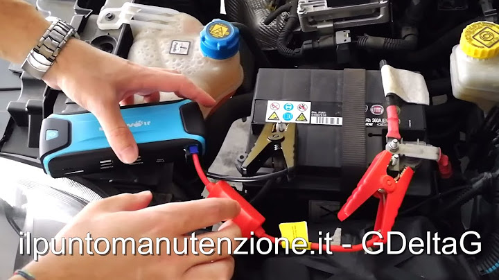 Come avviare l'auto con avviatore / booster