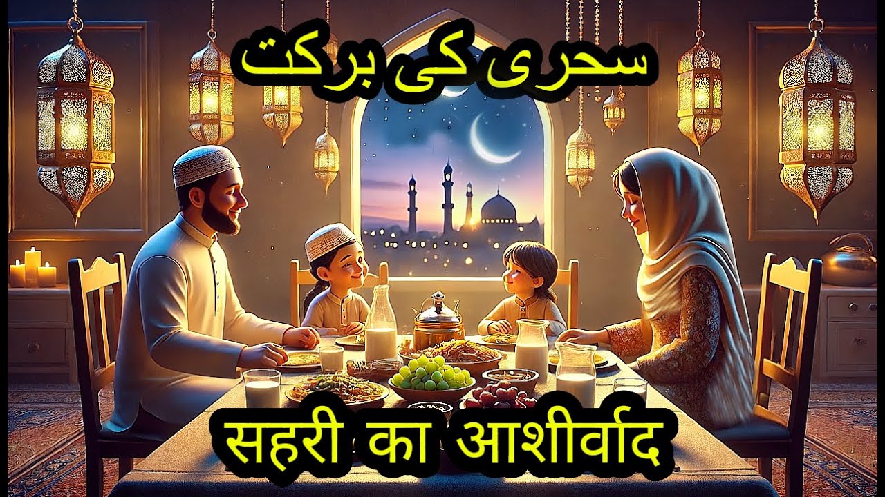 Sehri Ki Barkat - The Blessings of Sehri - 3D Animated Kids Video - YouTube