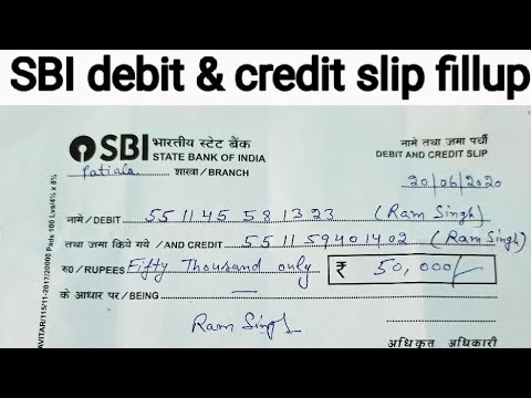 Video: How To Fill Out A Credit And Debit Slip