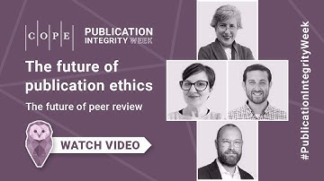 The future of peer review. Publication Integrity Week 2024
