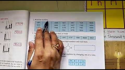 Standard Fourth  - Mathematics  Read the numbers. Exercise on page number 9 -