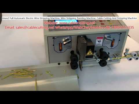 8-mm2 Fully Automatic Electric Wire Stripping and Twisting Machine with Cable Cutting