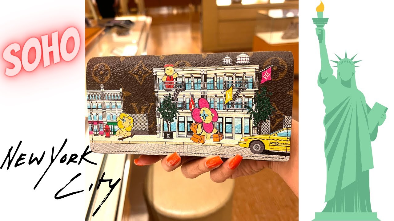 Louis Vuitton Limited Edition Holiday Passport Cover, NYC Monogram