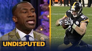 Skip and Shannon react to Jesse James having his TD overturned vs the Patriots | UNDISPUTED