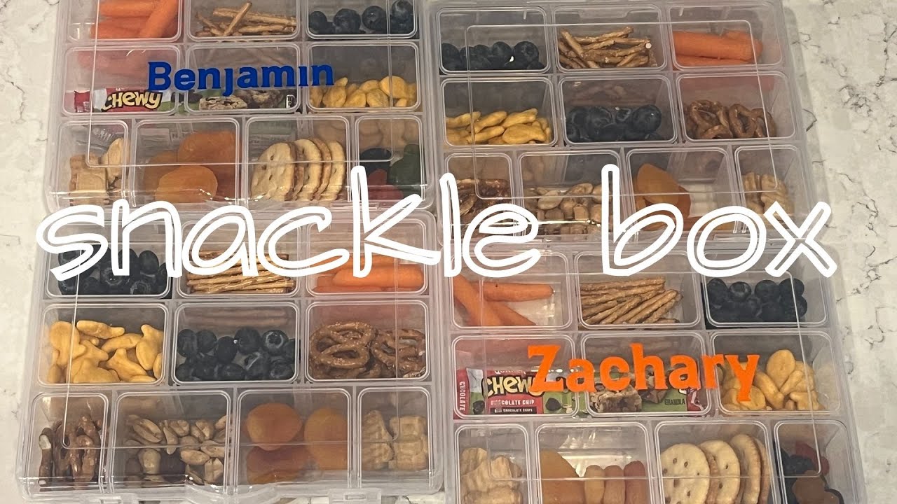 Toddler Travel Hack: Snack Bento Box - Lemon Stripes