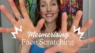 Mesmerising face massage (No talking) 🤲 Hand movements | Fluffy Mic scratching ✨ Happy ASMR 😄
