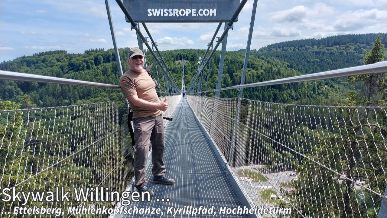 Skywalk Willingen - Ettelsberg, Mühlenkopfschanze, Kyrillpfad, Hochheideturm