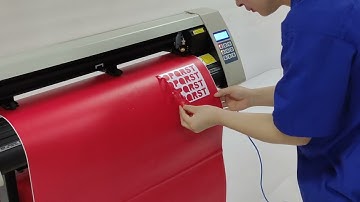 Jinka cutting plotter - PE model cut vinyl sticker