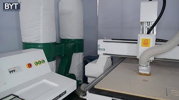 BMG 1325E wood cnc router  HQD Spindle +Dust Collector+Vacuum Table