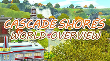 CUTE FALL WORLD! Cascade Shores The Sims 3 World Overview