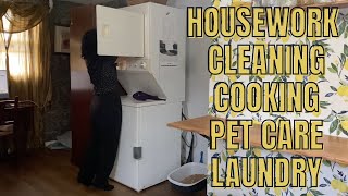 Homemaking Vlog 3rd Episode Being a Good Cat Mom of Five Cats Laundry, Mopping, Cleaning Trash Cans by Jacinia Perez 433 views 1 month ago 10 minutes, 13 seconds