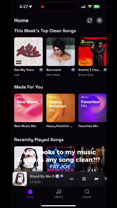 App makes any song in my playlists clean?! 🤯 #cleanmusic  #christian #mom #family #music