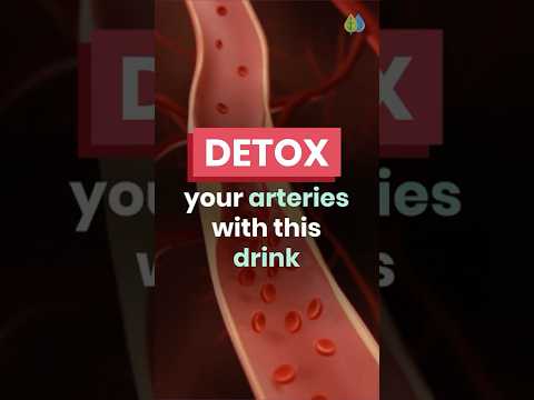 Detox your arteries with this drink (only 3 ingredients) #shorts