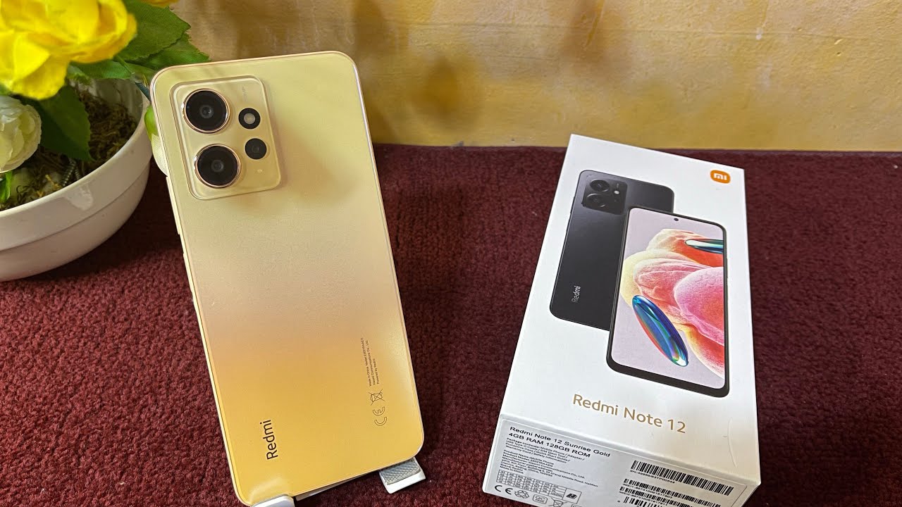 Xiaomi Redmi Note 12 (8GB RAM 256GB ROM)(Sunrise Gold)