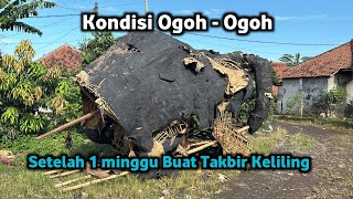 Kondisi Ogoh - Ogoh Setelah 1 Minggu Buat Takbir Keliling 2026