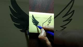 How To Draw Eagle Logo #shorts #YTshorts #trending #viral | Easy Drawings | Magic Drawings #birds