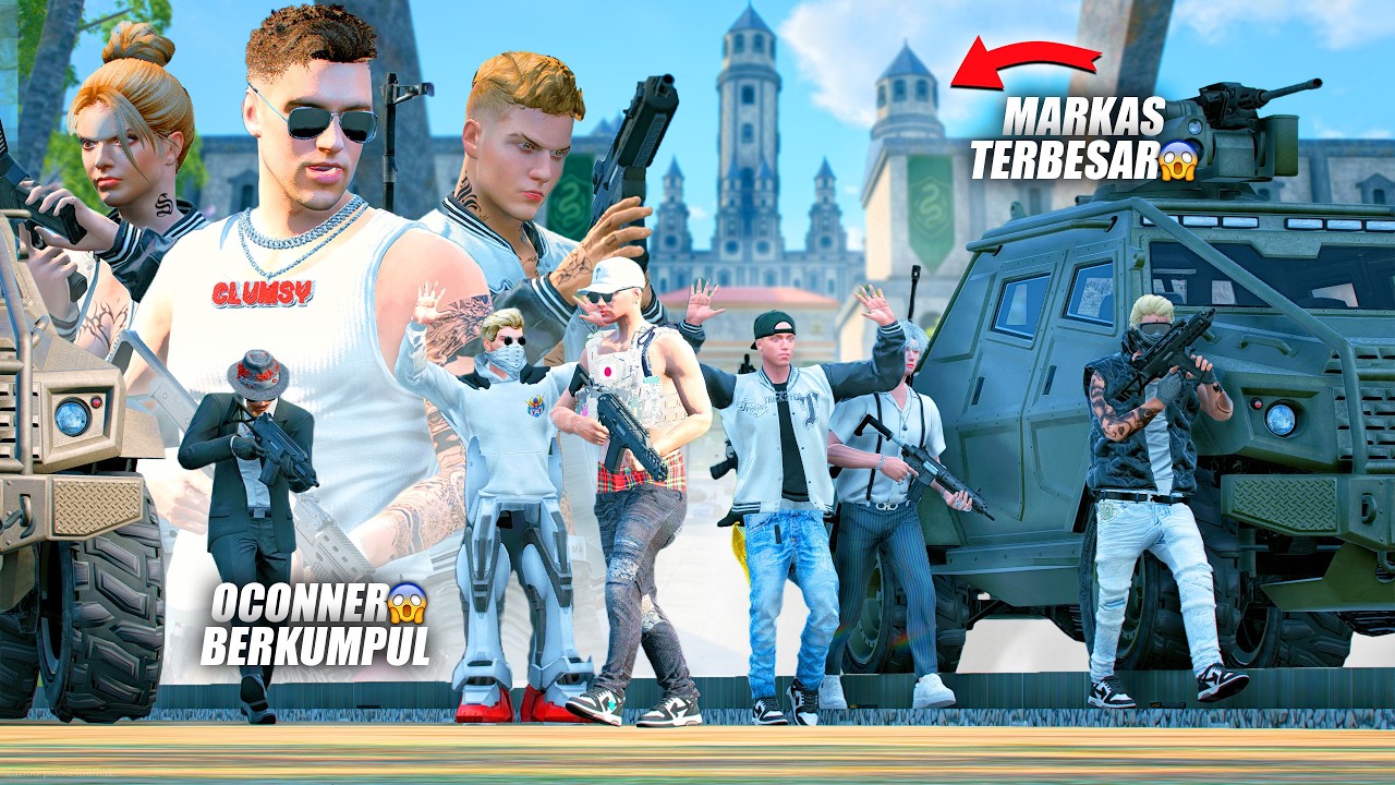 MISI SEMUA KELUARGA OCONNER UNTUK PEMBALASAN SERANG MARKAS TERBESAR PENGHIANAT - GTA 5 ROLEPLAY