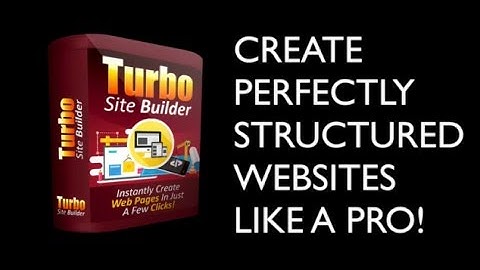 Turbo Site Builder Demo Sales Video