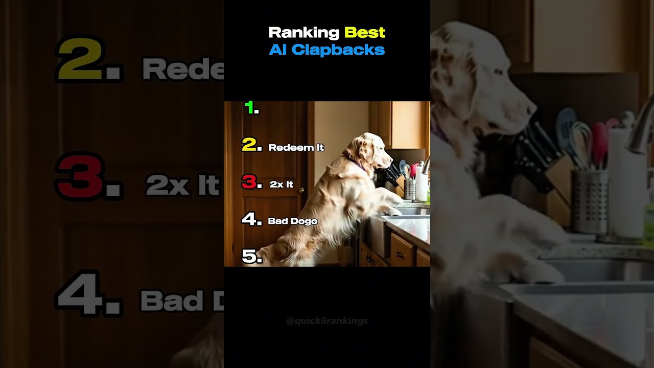 Ranking Best AI Clapbacks Shorts Funny Trending