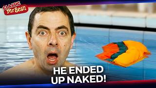 Bean's Shorts Are Floating Away! | Classic Mr Bean