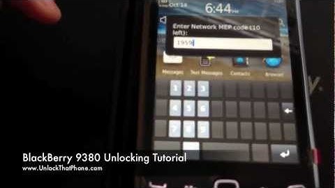 How to Unlock BlackBerry Curve 9380 with Code + Full Instructions!! at&t tmobile rogers bell orange