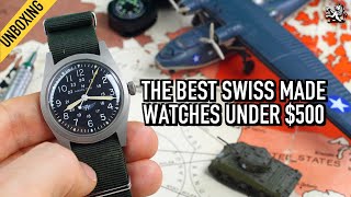 Buying Your First Swiss Watch?  Why Hamilton Is The Best Under $500 + Unboxing The Ultimate Khaki