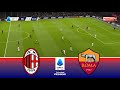 ⚽ AC Milan vs AS Roma - Epic Serie A 25/26 Full Match | PES 21 Gameplay