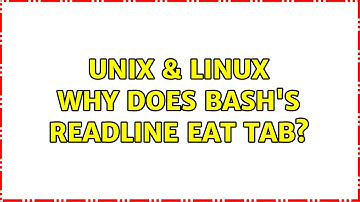 Unix & Linux: Why does bash