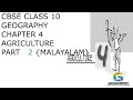 AGRICULTURE CHAPTER 4 CBSE CLASS 10 GEOGRAPHY PART 2 2021/IN MALAYALAM