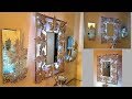 Exquisite Wall Mirror & Matching Wall Sconces| Wall Hanging Decorating Ideas|Dollar Tree Hack!