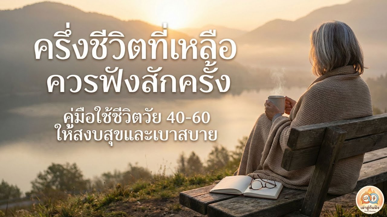ครึ่งชีวิตที่เหลือ ควรฟังสักครั้ง! คู่มือวิชาตัวเบา วัย 40-60 ปี ให้ชีวิตมีความสุขที่สุด