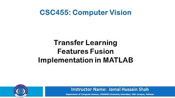 Transfer Learning Features Fusion    Implementation in MATLAB Code