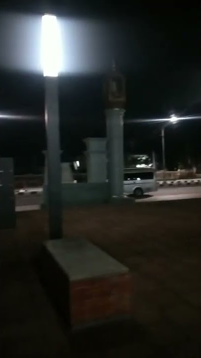 Alun - Alun Majalengka Di Malam Hari.