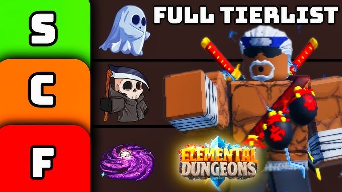 Elemental Dungeons tier list December 2023