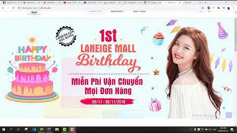 Giới thiệu website bán hàng mỹ phẩm hàn quốc  laravel  2020