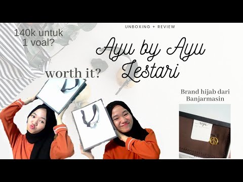 Unboxing + Review Hijab Voal Ayu by Ayu Lestari | Sanah Channel